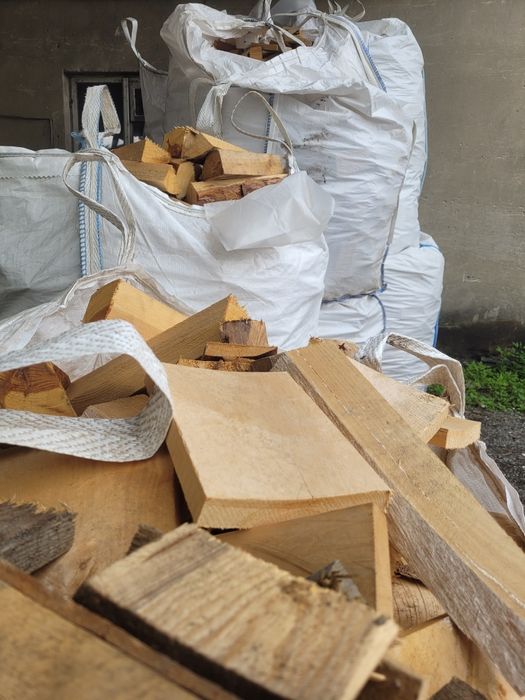 Klepki, zrzynki tartaczne drobne, drewno opałowe