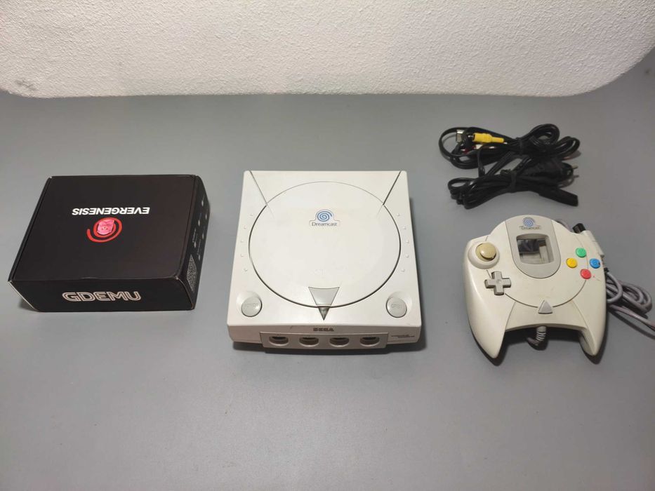 Dreamcast GDMU + 128 GB (+ de 150 Jogos)