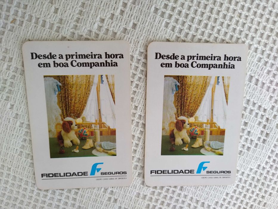 Calendários da Companhia de Seguros Fidelidade - 1991