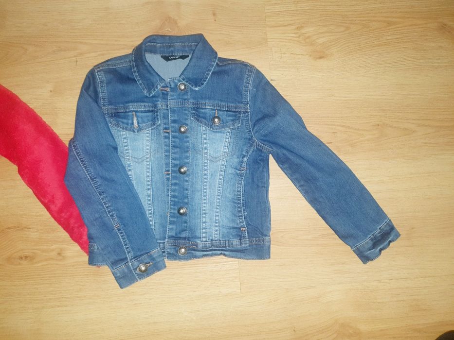 Wiatrówka kurtka jeansowa katana 6-7 lat 116-122 dostepny bezrękawnik