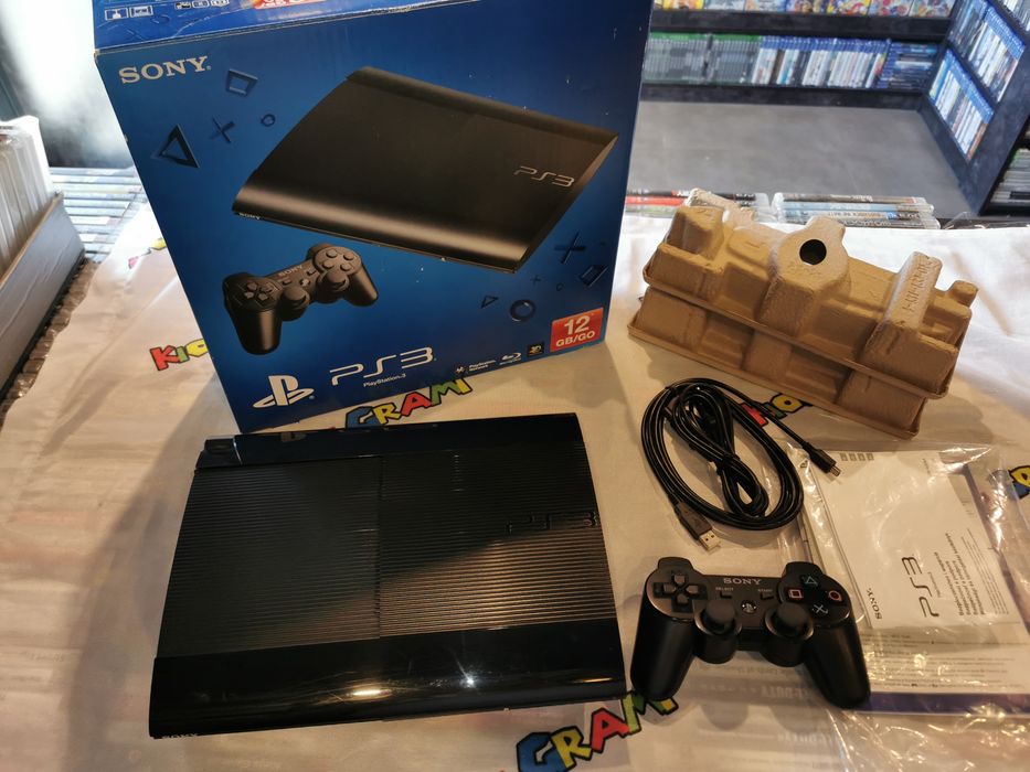 Konsola PS3 12 GB + 500 GB komplet w pudełku dla Kolekcjonera  SKLEP URSUS gwarancja