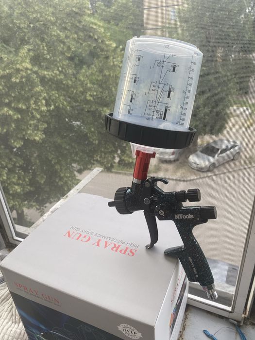 NT 1ools 1000B краскопульт фарбопульт 1.3 та 1.4 дюзи