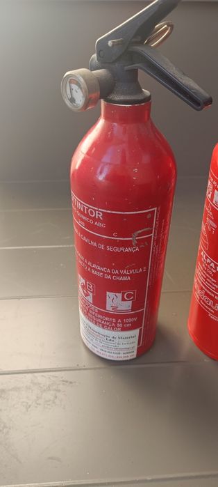 Extintores pó químico