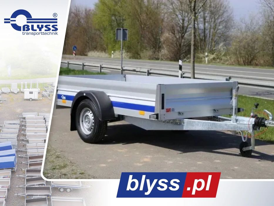 Blyss Alumina M1  Przyczepa Towarowa aluminiowa rama 256x131x33 BLYSS