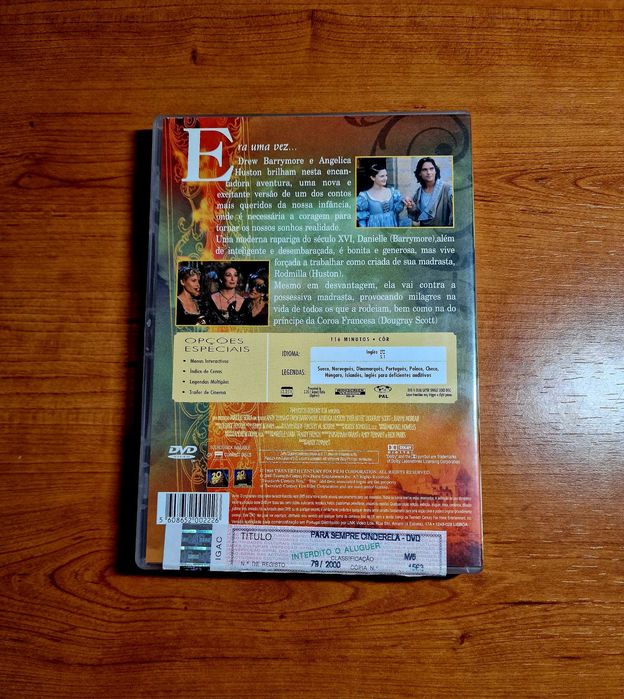 PARA SEMPRE CINDERELA (Drew Barrymore/Anjelica Huston/Dougray Scott)