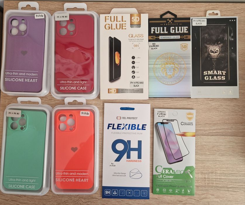Etui do Iphone 14 Pro Max Case + szklo ramkowe lub folia hybrydowa