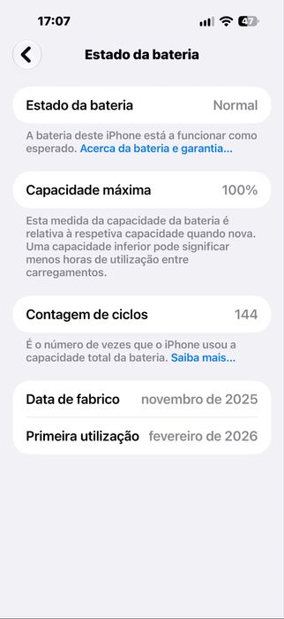iPhone 17 Pro Max Azul 256GB | Garantia Apple até fevereiro de 2027 | Com fatura