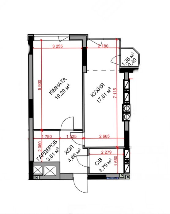 Євродвушка 50м2 в зданому будинку,Держпрограми-так,ціна з оформленням!