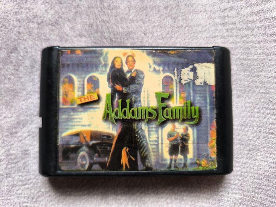 Игровой картридж на Sega mega drive,Addams Family