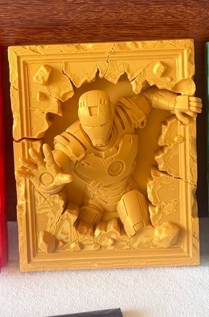 Escultura 3D de Ironman