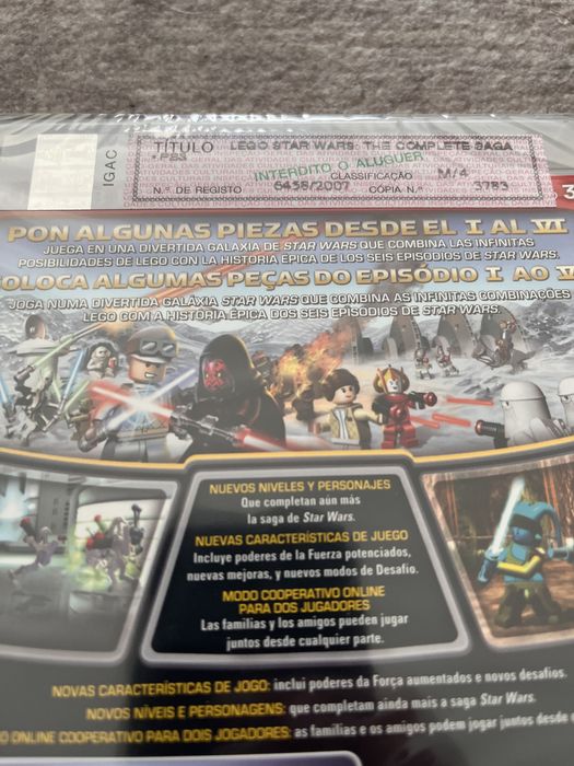 Jogo LEGO Star Wars The Complete Saga selado