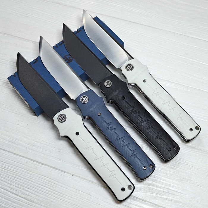 Складной нож PETRIFIED FISH PFB04 Tena D2 (оригінал) тактический EDC