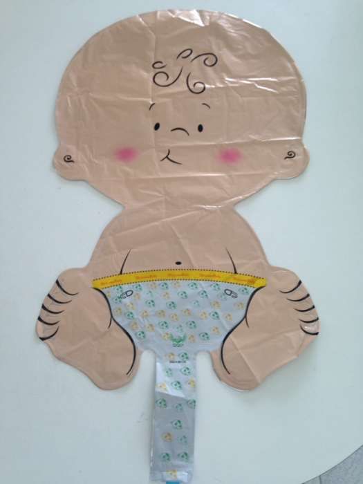 Balões e placas para cha de bebe