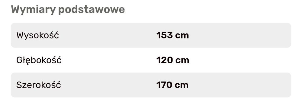Huśtawka ogrodowa szara