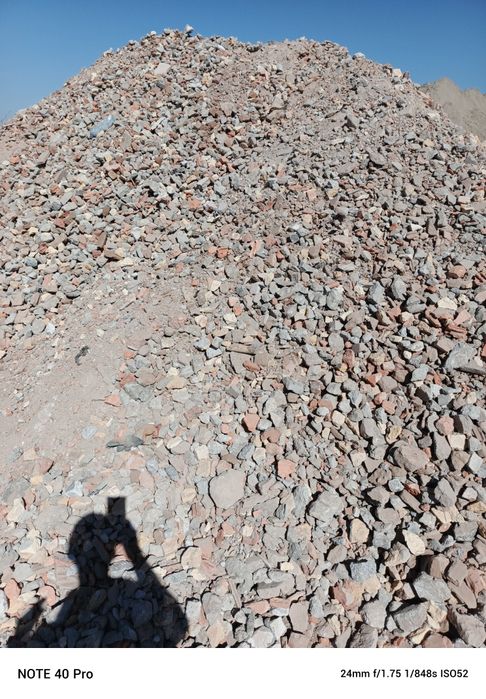 Kruszywo ceglane mielone, tłuczeń, beton mielony