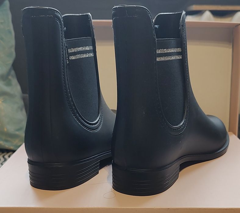 Botki damskie czarne