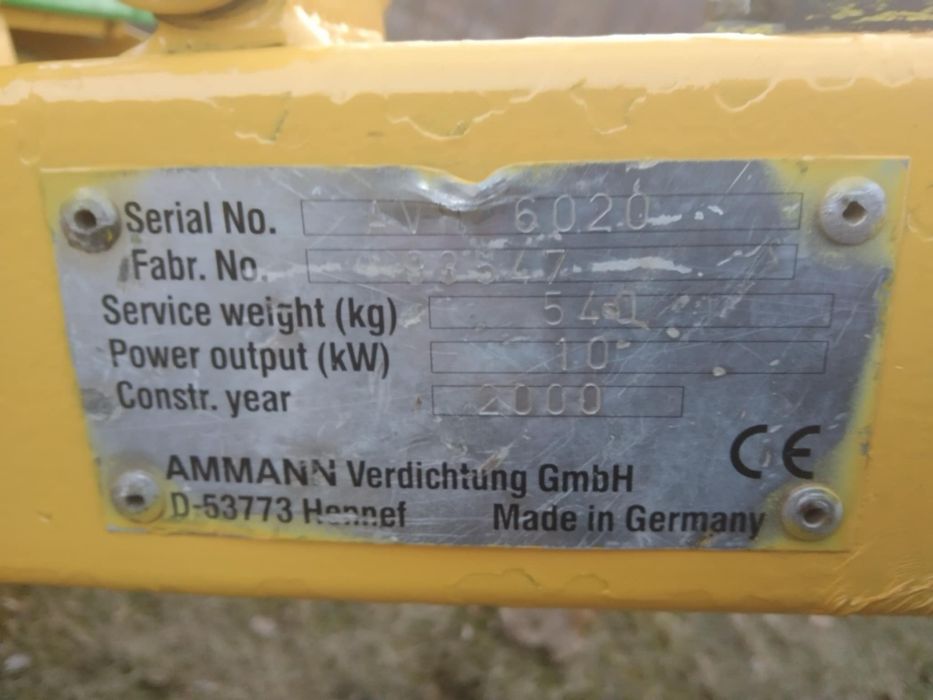 Zagęszczarka Ammann AVH6020