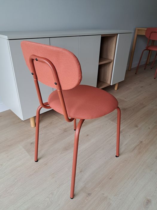 Krzesło Ikea czerwonobrązowe