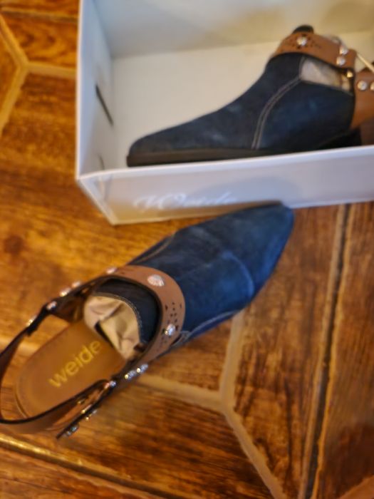 Buty letnie dżinsowe