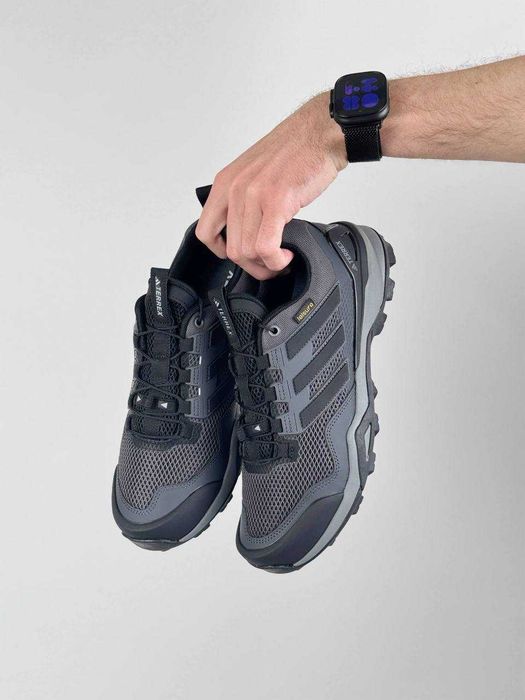 !SALE! Літні кросівки Adidas Terrex Skychaser Dark Grey Black Premium 41 42 43 44 45 сітка
