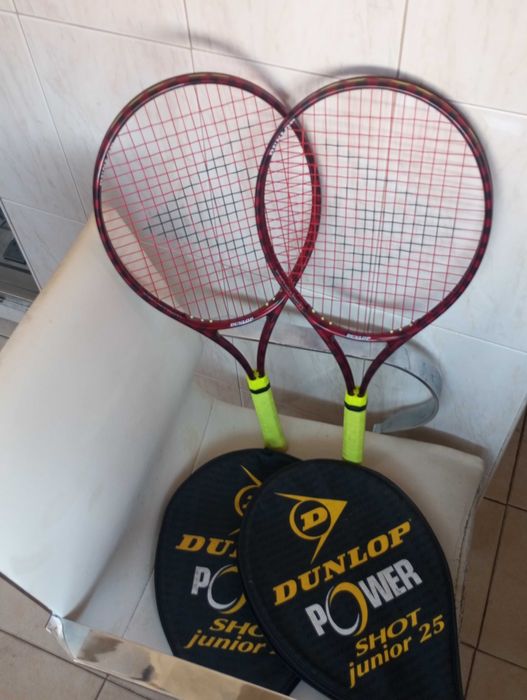 Raquetes de tênis Dunlop power shot junior 25  ( Par )