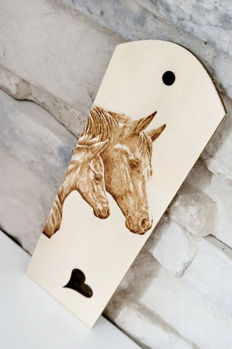 Zakładka do książki Grawer Koń Prezent na urodziny Koniki