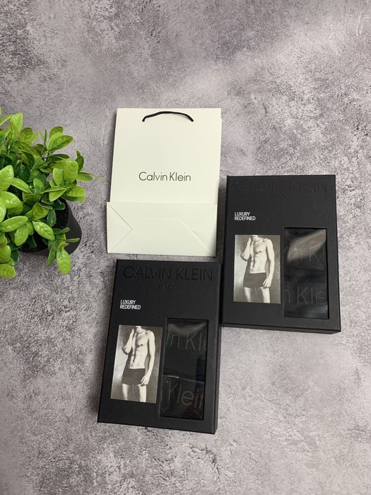 Calvin Klein Black — чоловічі боксери, набір 3 шт труси