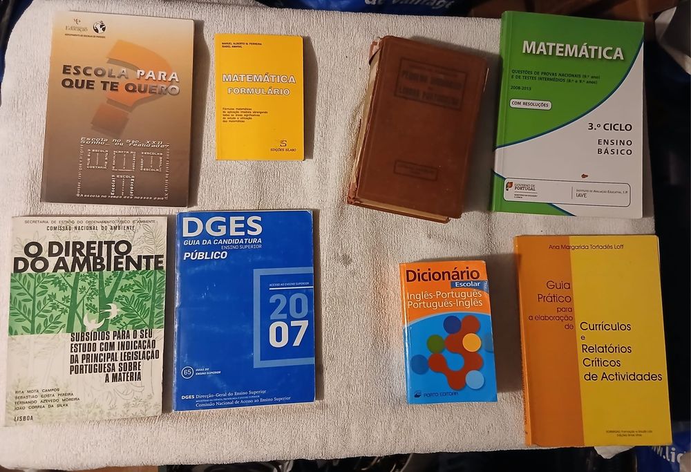 Lote Livros Gramáticas e outros ver todas fotos