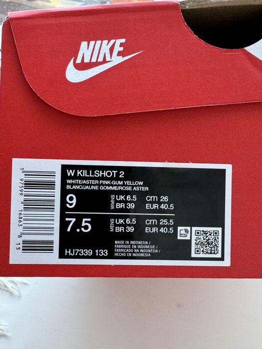 Женские кроссовки Nike W KILLSHOT 2