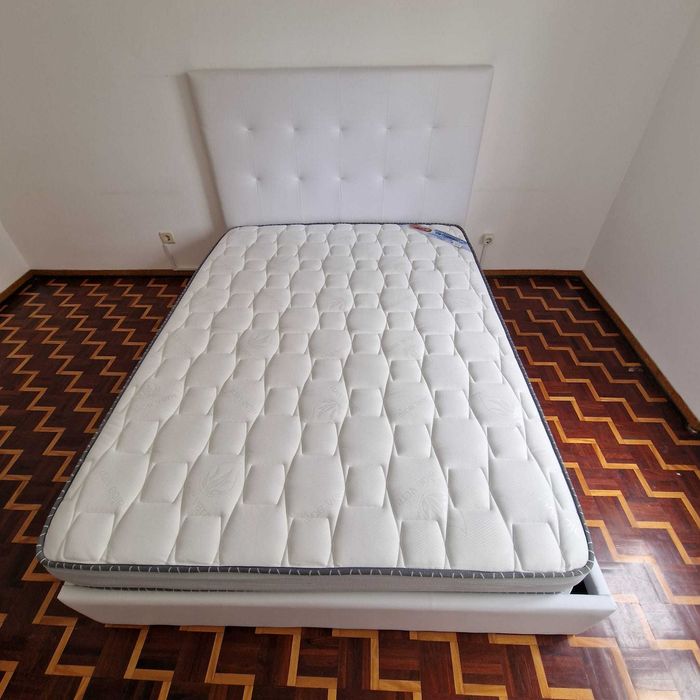 Camas de Casal Estofadas de Luxo 199€ Disp. em Várias Cores! 190x140m!