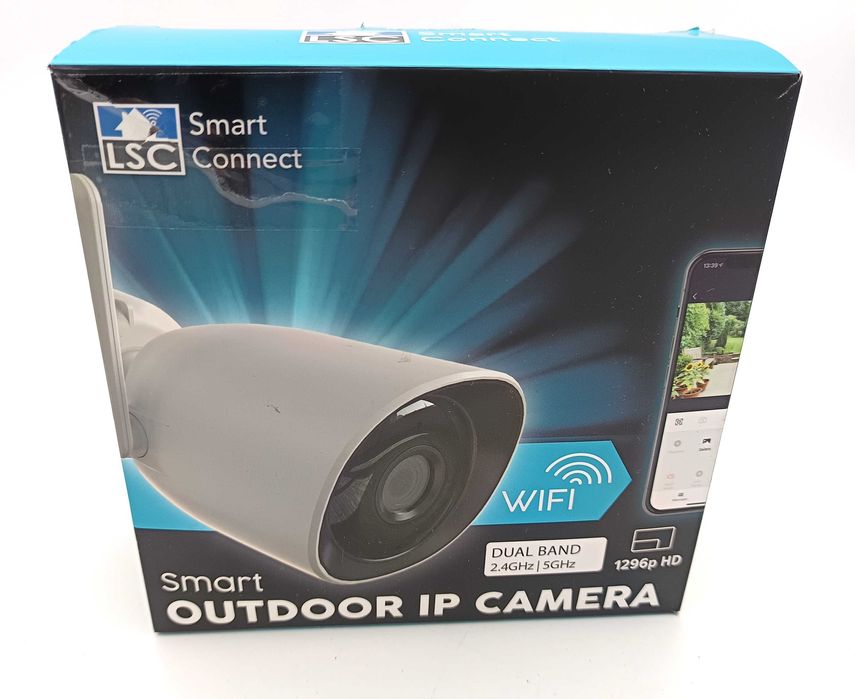 Kamera zewnętrzna IP LSC Smart Connect 1296p – NOWA / Fajne Okazje