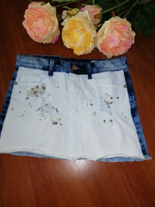 Джинсова спідничка фірми GAS  Модний Одяг для дівчинки