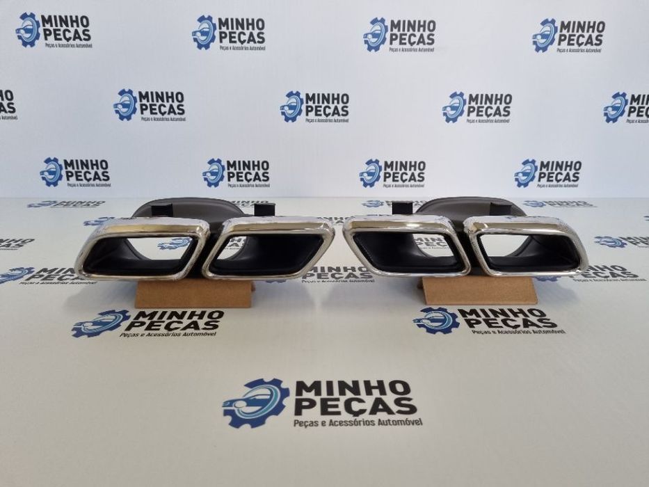 Ponteiras de Escape Mercedes W205 Look AMG