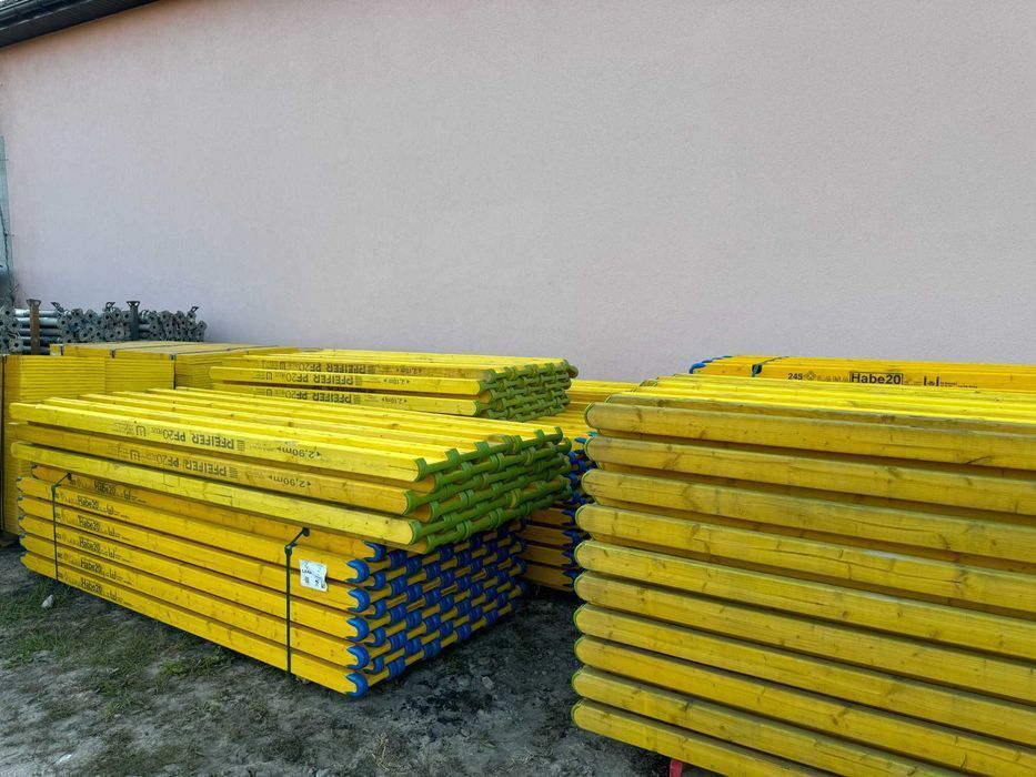 Wynajem szalunków stropowych / SZALUNKI STROPOWE / Transport HDS