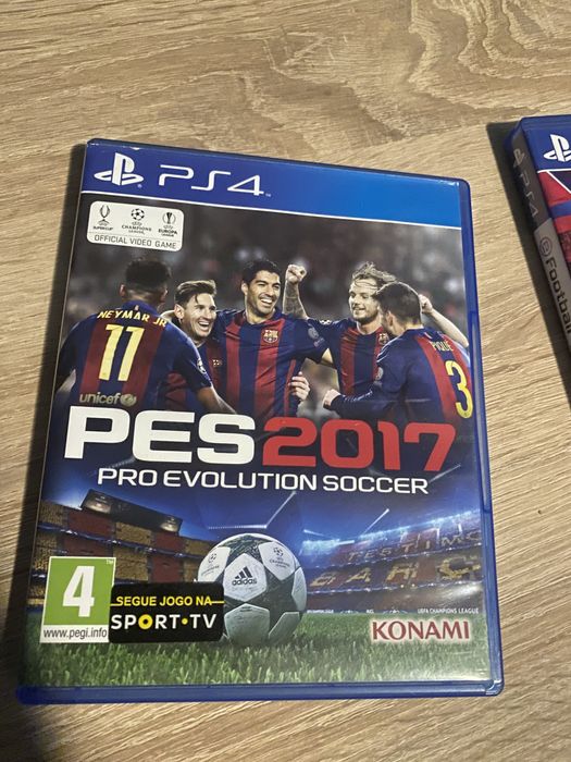 Jogos ps4 pes 17 e pes 20