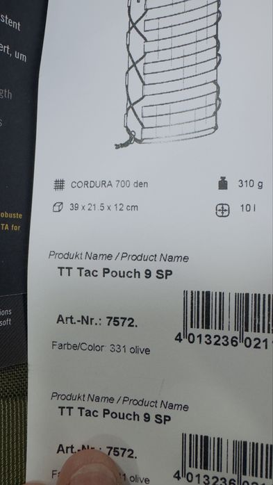 Tasmanian Tiger TT tac pouch 9 SP torba kieszeń