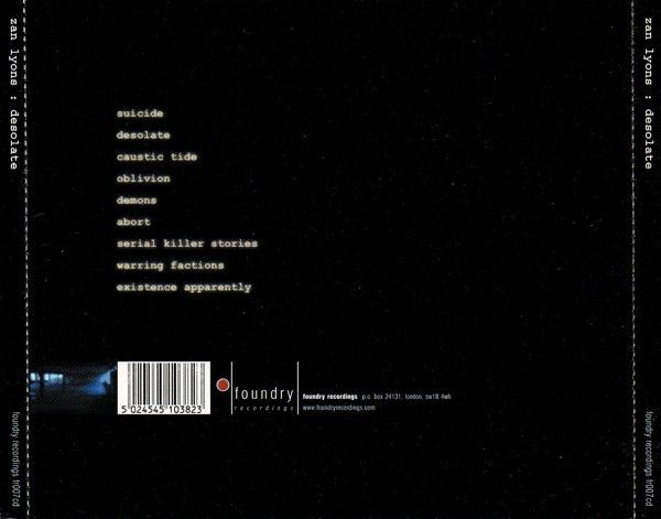 Zan Lyons - Desolate [Leftfield, IDM, Industrial]