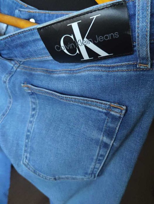 Джинсы Calvin Klein jeans USA w32 stretch blue.