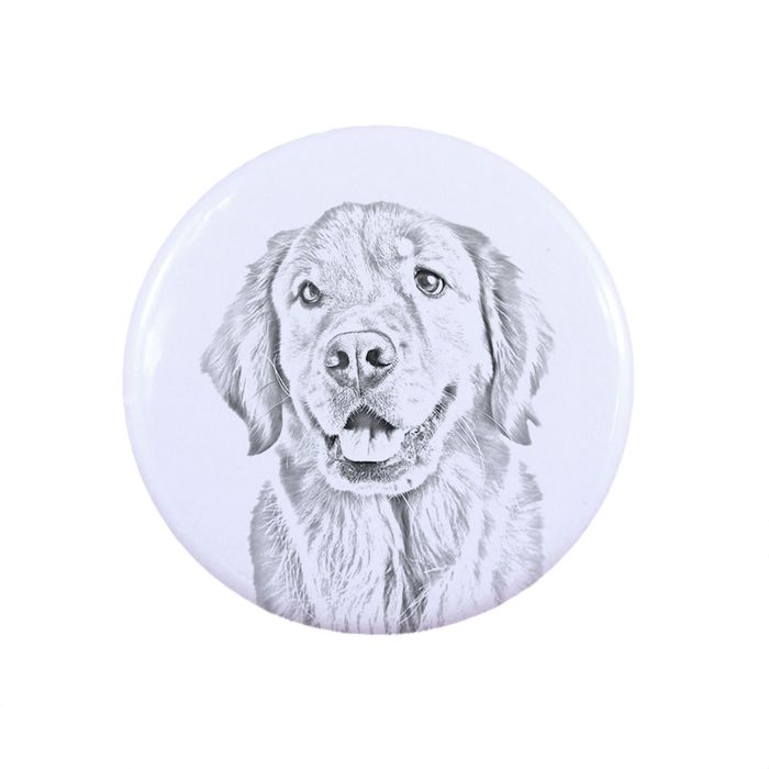 Golden Retriever pierścionek z psem mały Art-Dog
