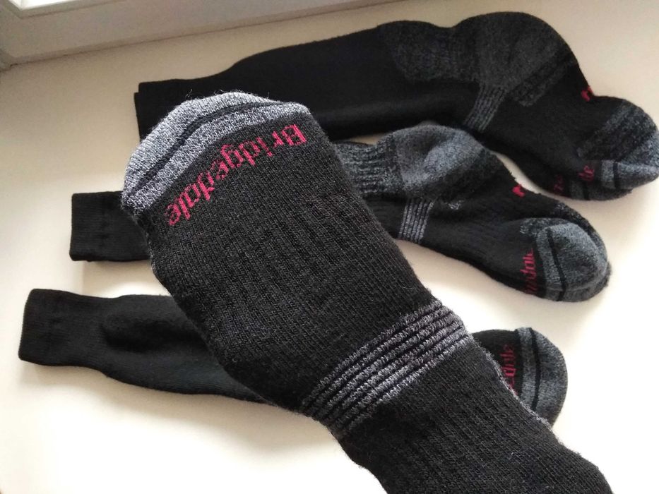 40-43р. Шерстяные трекинговые гольфы Bridgedale WoolFusion