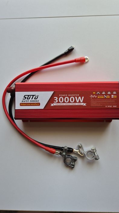 Зарядна станція (Гелевий аккумулятор TOKOHAMA (Німеччина), інвертор і