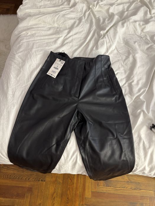 ZARA штани з еко шкіри НОВІ