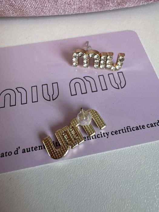 Kolczyki Miu Miu premium