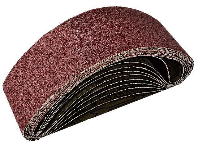 10x Pas bezkońcowy Taśma Papier ścierny do szlifierki taśm 75x533 P40