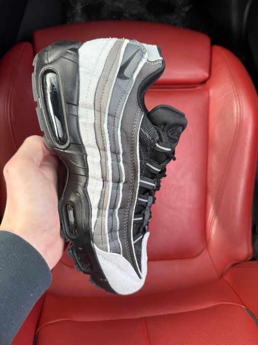 (ОПЛАТА ПІСЛЯ ОГЛЯДУ)Nike Air Max 95 x CDG Grey Найк Аір Макс 95