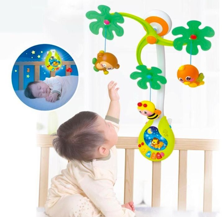 Музична карусель мобіль Hola Toys Веселий острів