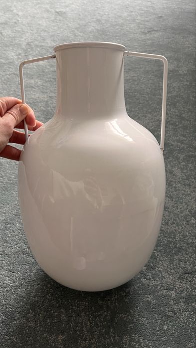 Vaso branco decorativo para flores