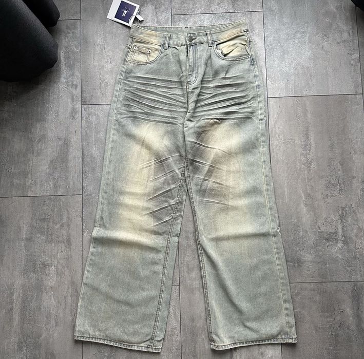 Boot cut кльош клеш фларед джинси flared jeans acne baggy jaded london