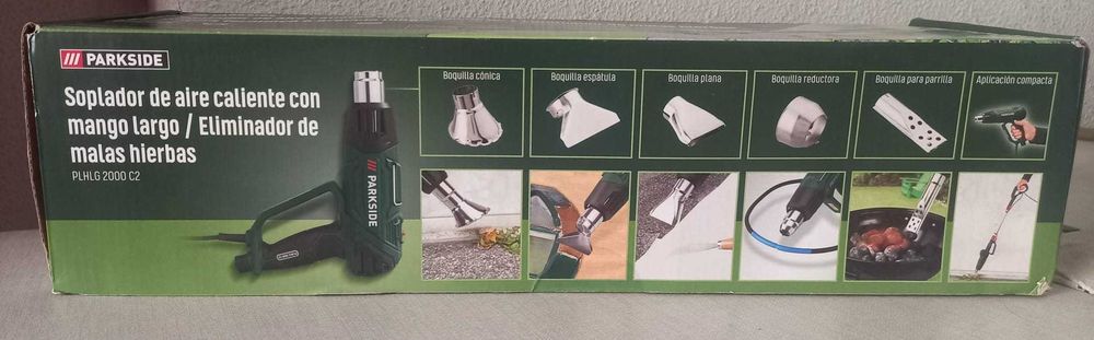 Soprador de Ar Quente/Eliminador Ervas Daninhas Parkside NOVO
