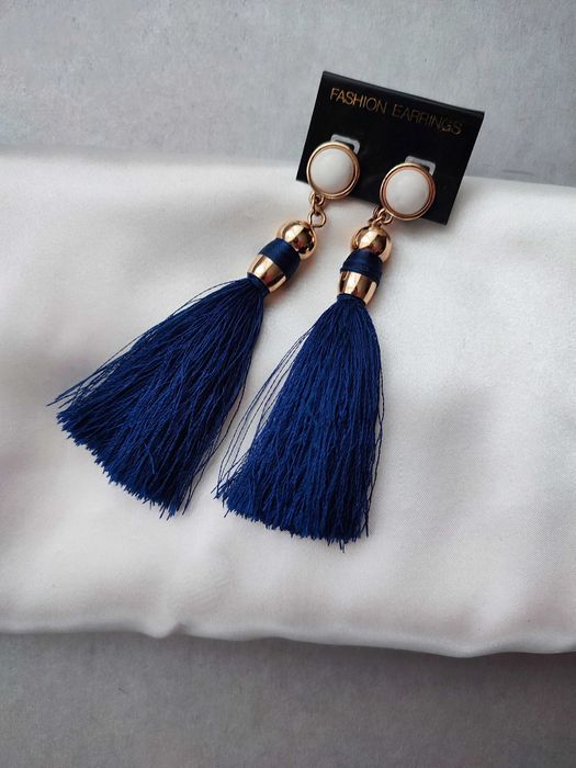 Сережки з китицями, сережки з бахромою, Америка вінтаж